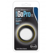 Черно-желтое силиконовое эрекционное кольцо Silicone Go Pro Cock Ring - Blush Novelties - в Якутске купить с доставкой