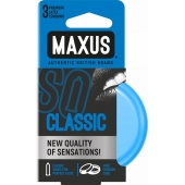 Классические презервативы в железном кейсе MAXUS Classic - 3 шт. - Maxus - купить с доставкой в Якутске