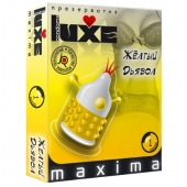 Презерватив LUXE Maxima  Желтый дьявол  - 1 шт. - Luxe - купить с доставкой в Якутске