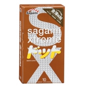 Презервативы Sagami Xtreme FEEL UP с точечной текстурой и линиями прилегания - 10 шт. - Sagami - купить с доставкой в Якутске