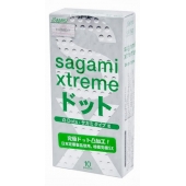 Презервативы Sagami Xtreme Type-E с точками - 10 шт. - Sagami - купить с доставкой в Якутске