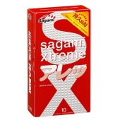 Утолщенные презервативы Sagami Xtreme Feel Long с точками - 10 шт. - Sagami - купить с доставкой в Якутске