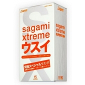 Ультратонкие презервативы Sagami Xtreme SUPERTHIN - 15 шт. - Sagami - купить с доставкой в Якутске