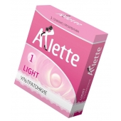 Ультратонкие презервативы Arlette Light - 3 шт. - Arlette - купить с доставкой в Якутске