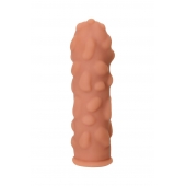 Телесная реалистичная насадка KOKOS Extreme Sleeve 11 с дополнительной стимуляцией - 12,7 см. - KOKOS - в Якутске купить с доставкой