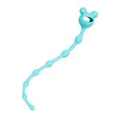 Мятная силиконовая анальная цепочка Froggy - 27,4 см. - ToyFa в Якутске Мятная силиконовая анальная цепочка Froggy - 27,4 см. - ToyFa