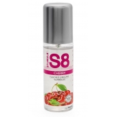 Смазка на водной основе S8 Flavored Lube со вкусом вишни - 125 мл. - Stimul8 - купить с доставкой в Якутске