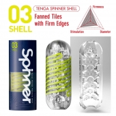 Мастурбатор SPINNER Shell - Tenga - в Якутске купить с доставкой