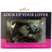 Черные меховые наручники Love с ключиками - Baile - купить с доставкой в Якутске