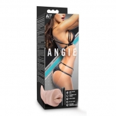 Телесный мастурбатор-ротик Angie - Blush Novelties - в Якутске купить с доставкой