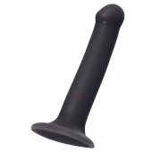Черный фаллос на присоске Silicone Bendable Dildo M - 18 см. - Strap-on-me купить в Якутске с доставкой в Orgasmix.ru Черный фаллос на присоске Silicone Bendable Dildo M - 18 см. - Strap-on-me - купить с доставкой в Якутске