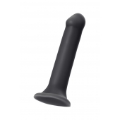 Черный фаллос на присоске Silicone Bendable Dildo XL - 20 см. - Strap-on-me - купить с доставкой в Якутске