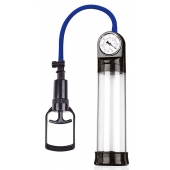 Прозрачная вакуумная помпа Sex Expert с манометром - Sex Expert - в Якутске купить с доставкой