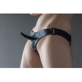 Черные трусики Better с анальной насадкой - 8 см. - Lola Games - купить с доставкой в Якутске