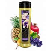 Массажное масло Libido Exotic Fruits с ароматом экзотических фруктов - 240 мл. - Shunga - купить с доставкой в Якутске