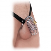 Кольцо верности Extreme Chastity Belt с фиксацией головки - Pipedream - купить с доставкой в Якутске