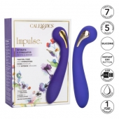 Фиолетовый вибромассажер с электростимуляцией Intimate Estim Petite G Wand - 19 см. - California Exotic Novelties - купить с доставкой в Якутске