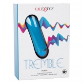 Голубой мини-вибратор Tremble Tickle - 12,75 см. - California Exotic Novelties