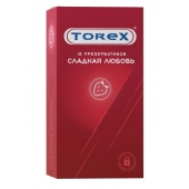 Презервативы Torex  Сладкая любовь  с ароматом клубники - 12 шт. - Torex - купить с доставкой в Якутске