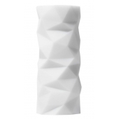 Белый 3D мастурбатор POLYGON - Tenga - в Якутске купить с доставкой