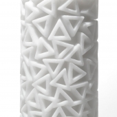 Белый 3D мастурбатор PILE - Tenga - в Якутске купить с доставкой