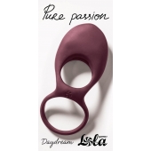 Бордовое эрекционное виброкольцо Daydream - Lola Games - в Якутске купить с доставкой