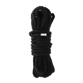 Черная веревка для шибари DELUXE BONDAGE ROPE - 5 м. - Dream Toys - купить с доставкой в Якутске