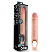 Телесный реалистичный фаллоудлинитель 10 Inch Silicone Cock Sheath Penis Extender - 25,4 см. - Blush Novelties - в Якутске купить с доставкой