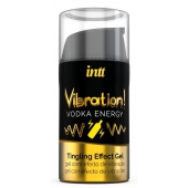 Жидкий интимный гель с эффектом вибрации Vibration! Vodka Energy - 15 мл. - INTT - купить с доставкой в Якутске