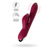 Бордовый вибратор-кролик Sangra - 20,5 см. - ToyFa купить в Якутске с доставкой в Orgasmix.ru Бордовый вибратор-кролик Sangra - 20,5 см. - ToyFa