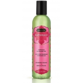 Массажное масло Naturals Strawberry Dreams с ароматом клубники - 236 мл. - Kama Sutra - купить с доставкой в Якутске