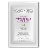Гель-лубрикант на водно-силиконовой основе Simply Hybrid Jelle - 3 мл. - Wicked - купить с доставкой в Якутске