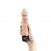 Телесный вибратор-реалистик 6.5  Girthy Realistic Vibrator - 19 см. - PowerCocks