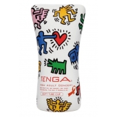 Мастурбатор-туба Keith Haring Soft Tube CUP - Tenga - в Якутске купить с доставкой