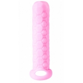Розовый фаллоудлинитель Homme Long - 13,5 см. - Lola Games - в Якутске купить с доставкой