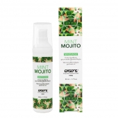 Разогревающее массажное масло с ароматом мохито Gourmet Mint Mojito - 50 мл. - Exsens - купить с доставкой в Якутске