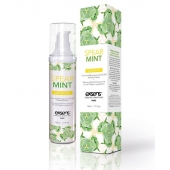 Разогревающее массажное масло Gourmet Spearmint Organic с органическими ингредиентами - 50 мл. - Exsens - купить с доставкой в Якутске