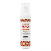 Разогревающее массажное масло Gourmet White Peach Organic с органическими ингредиентами - 50 мл. - Exsens - купить с доставкой в Якутске