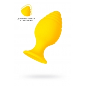 Желтая анальная втулка Riffle - 6 см. - ToyFa в Якутске Желтая анальная втулка Riffle - 6 см. - ToyFa