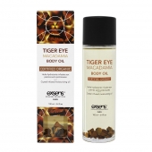Органическое массажное масло TIGER EYE MACADAMIA - 100 мл. - Exsens - купить с доставкой в Якутске