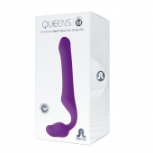 Лиловый безремневой страпон Queens M - Adrien Lastic - купить с доставкой в Якутске