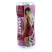 Прозрачный двусторонний мастурбатор Sophia - вагина и анус - Dream Toys - в Якутске купить с доставкой