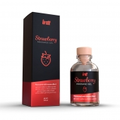 Массажный гель с ароматом клубники Strawberry - 30 мл. - INTT - купить с доставкой в Якутске
