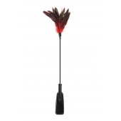 Стек-щекоталка Sweet Caress Feather Whip - 58 см. - Sweet Caress - купить с доставкой в Якутске