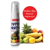 Гель-смазка Tutti-frutti со вкусом тропических фруктов - 30 гр. - Биоритм - купить с доставкой в Якутске