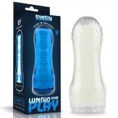 Светящийся в темноте мастурбатор Lumino Play Masturbator Ribbed - Lovetoy - в Якутске купить с доставкой