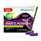 Возбуждающее средство для мужчин Mans Power plus - 10 капсул (0,35 гр.) +1 в подарок - SuperCaps - купить с доставкой в Якутске