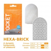 Карманный мастурбатор HEXA-BRICK - Tenga - в Якутске купить с доставкой