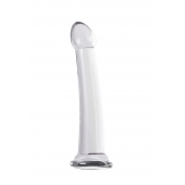 Прозрачный нереалистичный фаллоимитатор Jelly Dildo XL - 22 см. - Toyfa Basic купить с доставкой в интернет-магазине Orgasmix в Якутске Прозрачный нереалистичный фаллоимитатор Jelly Dildo XL - 22 см. - Toyfa Basic