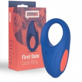 Синее эрекционное кольцо RRRING First Date Cock Ring - FeelzToys - в Якутске купить с доставкой